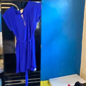 Blue beautiful sexy dress